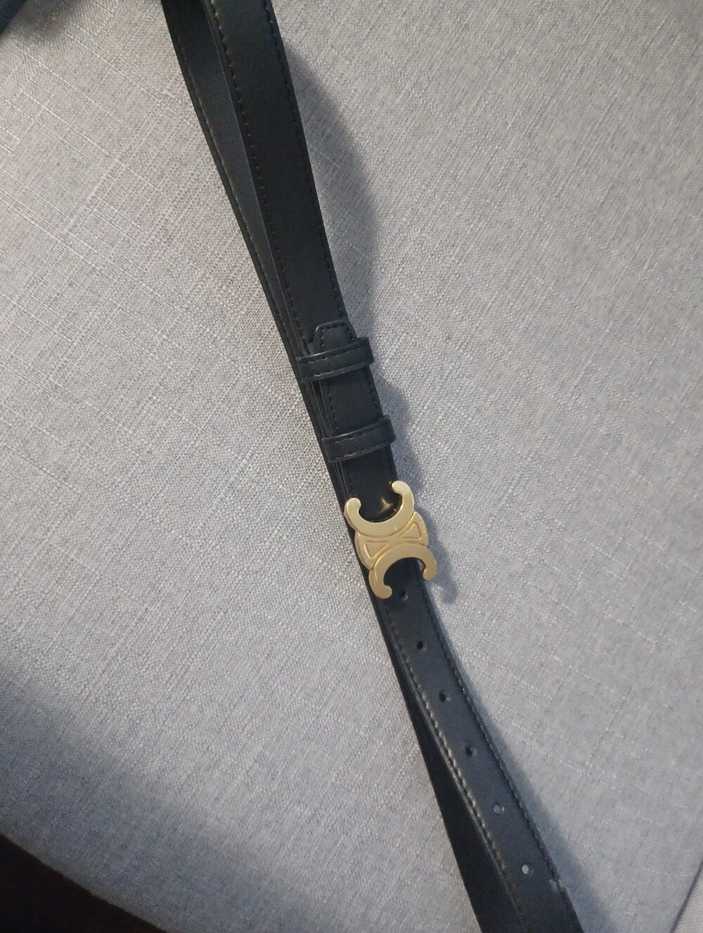 Belt With C E L I N E BUCKLE